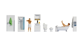 NOCH 16289 - H0 - Figuren-Themenwelt Badezimmer
